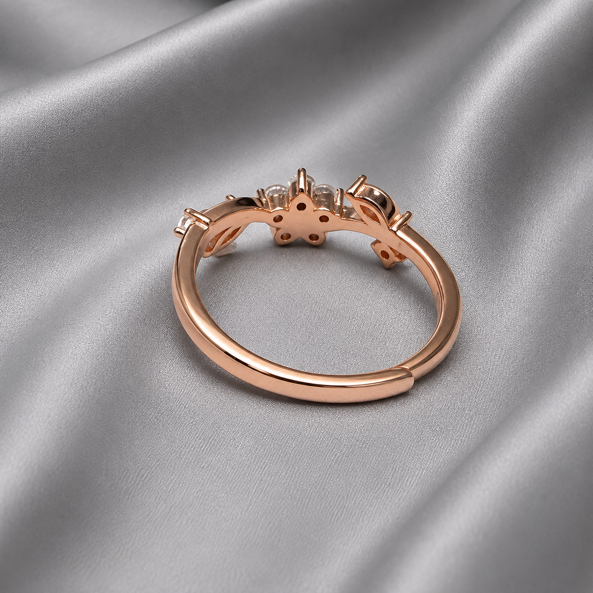 women's floral ring