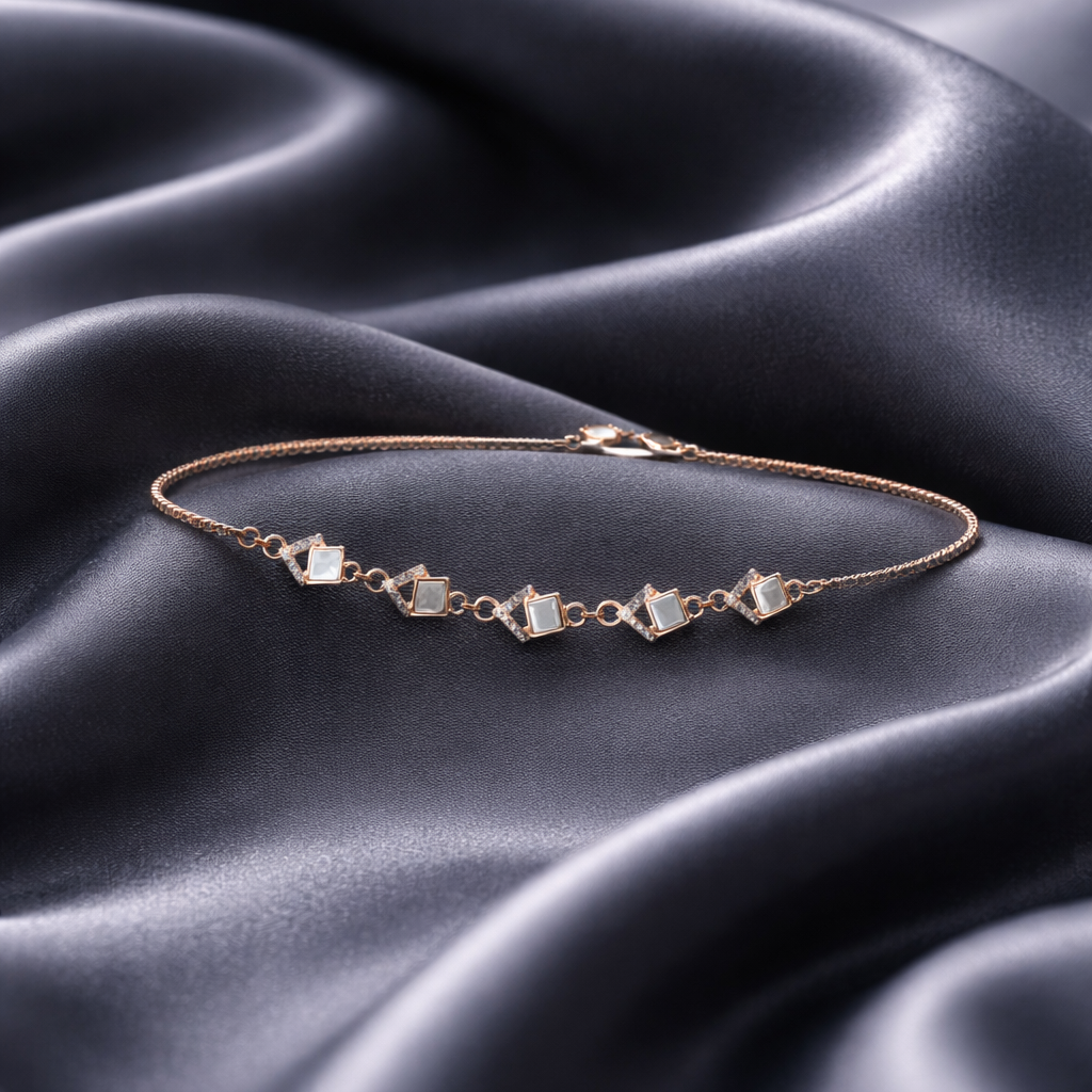 Geometric Charm Bracelet