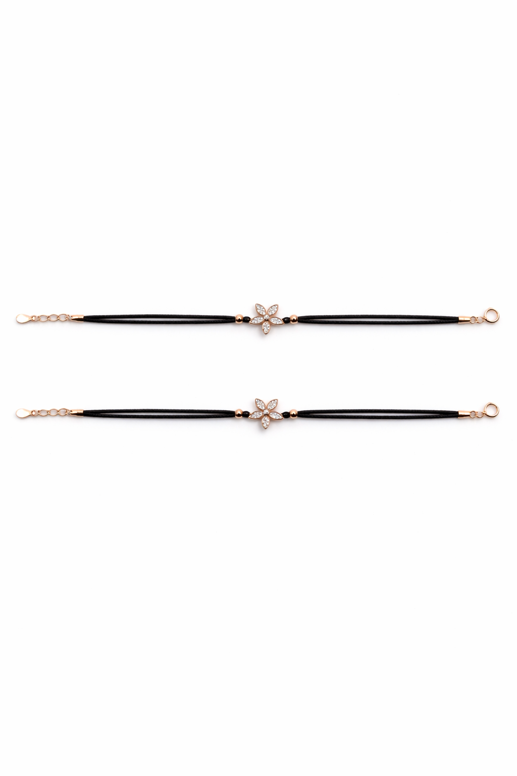 Elegant Floral Charm Anklet