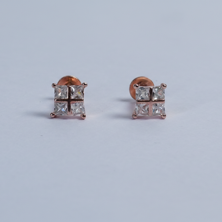 Grid Spark Earring