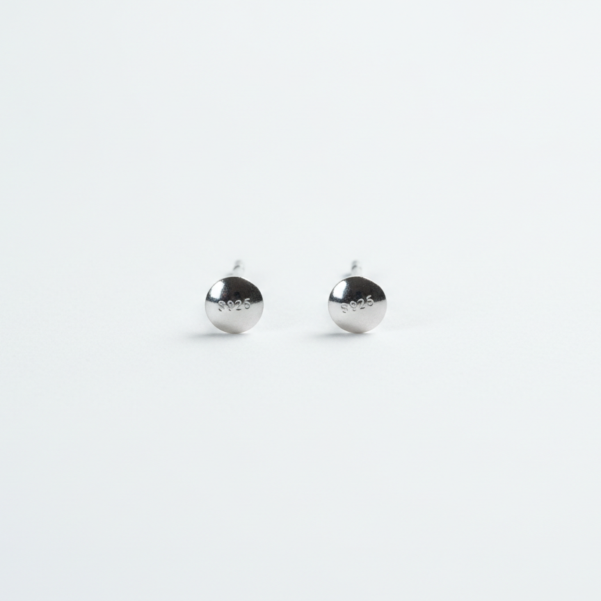 Celestial Star Halo Silver Earrings