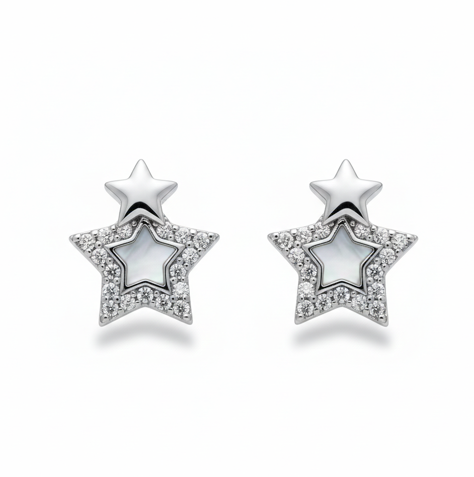 Star Glow Stud Earrings