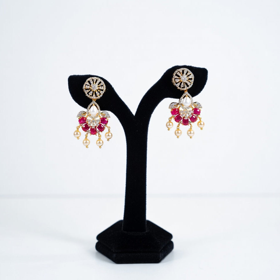 Royal Pink Pearl Heritage Necklace Set