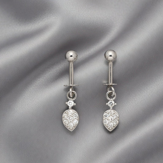 Elegant Silver Drop Earrings