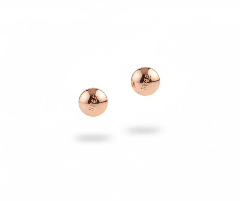 stylish rose gold everyday earrings