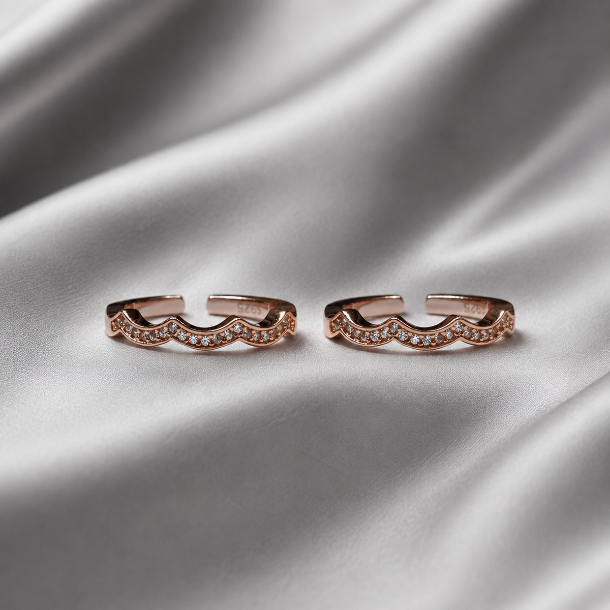 adjustable silver toe jewelry