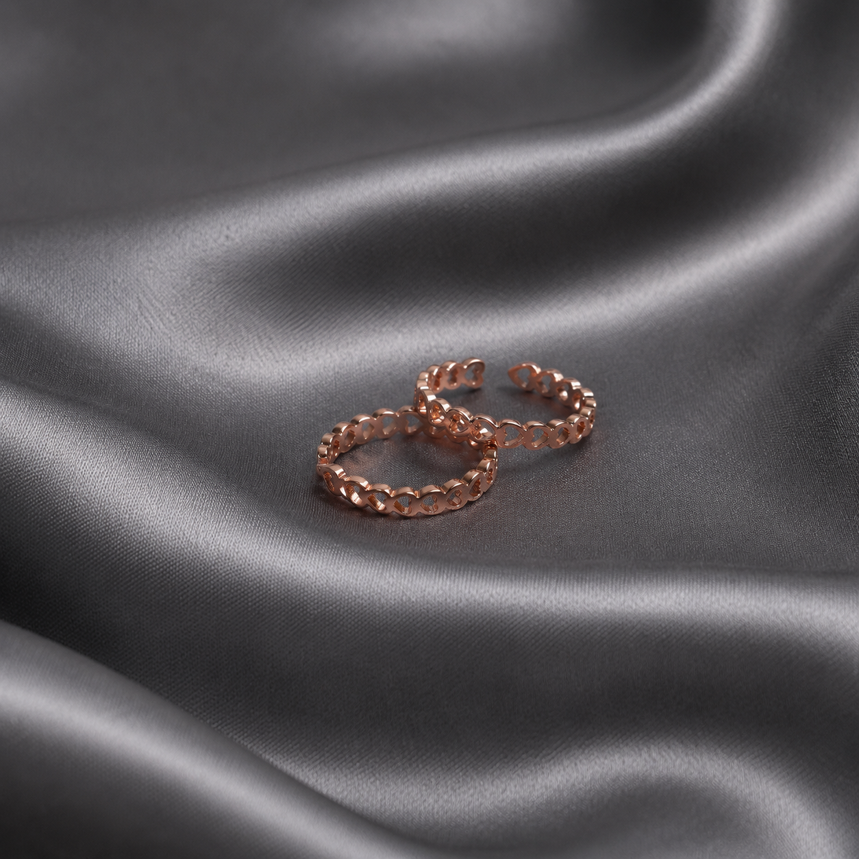 adjustable s925 silver toe ring