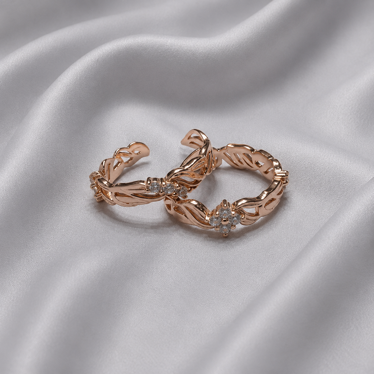 adjustable designer toe ring