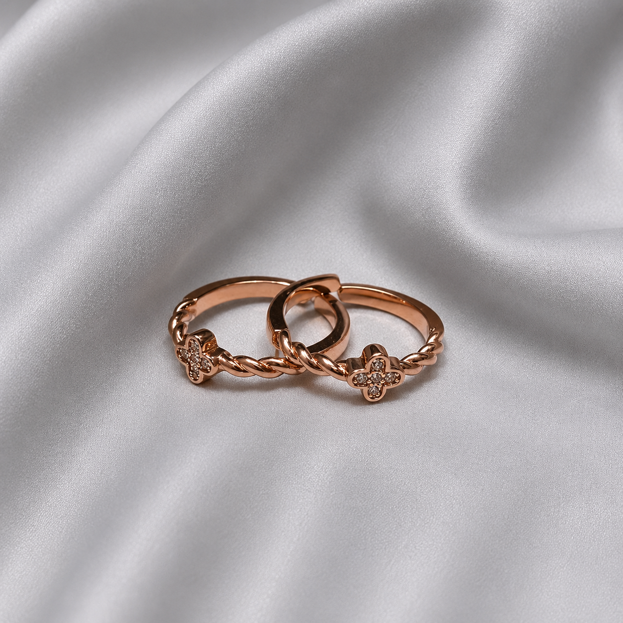 adjustable twisted band toe ring