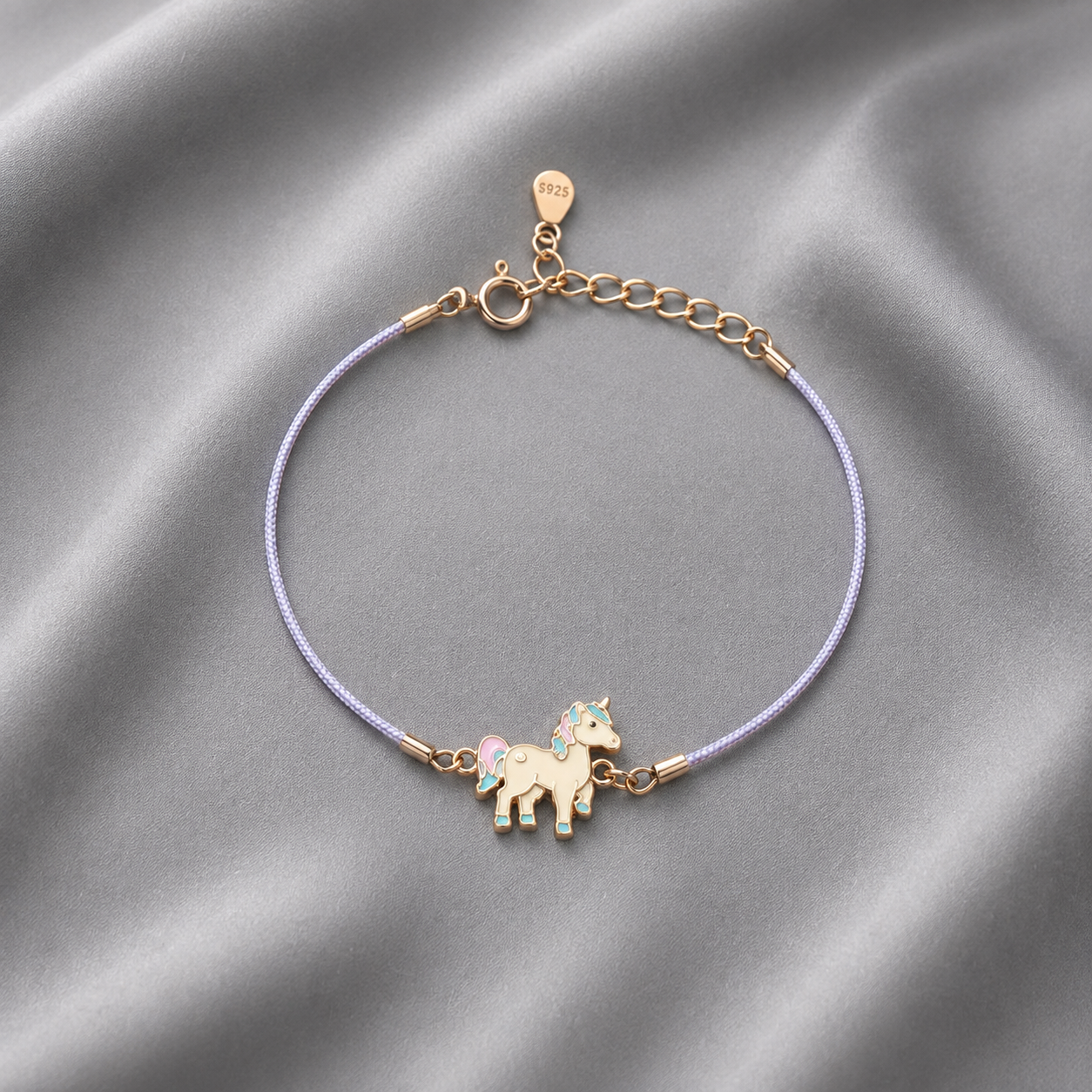 colorful unicorn charm
