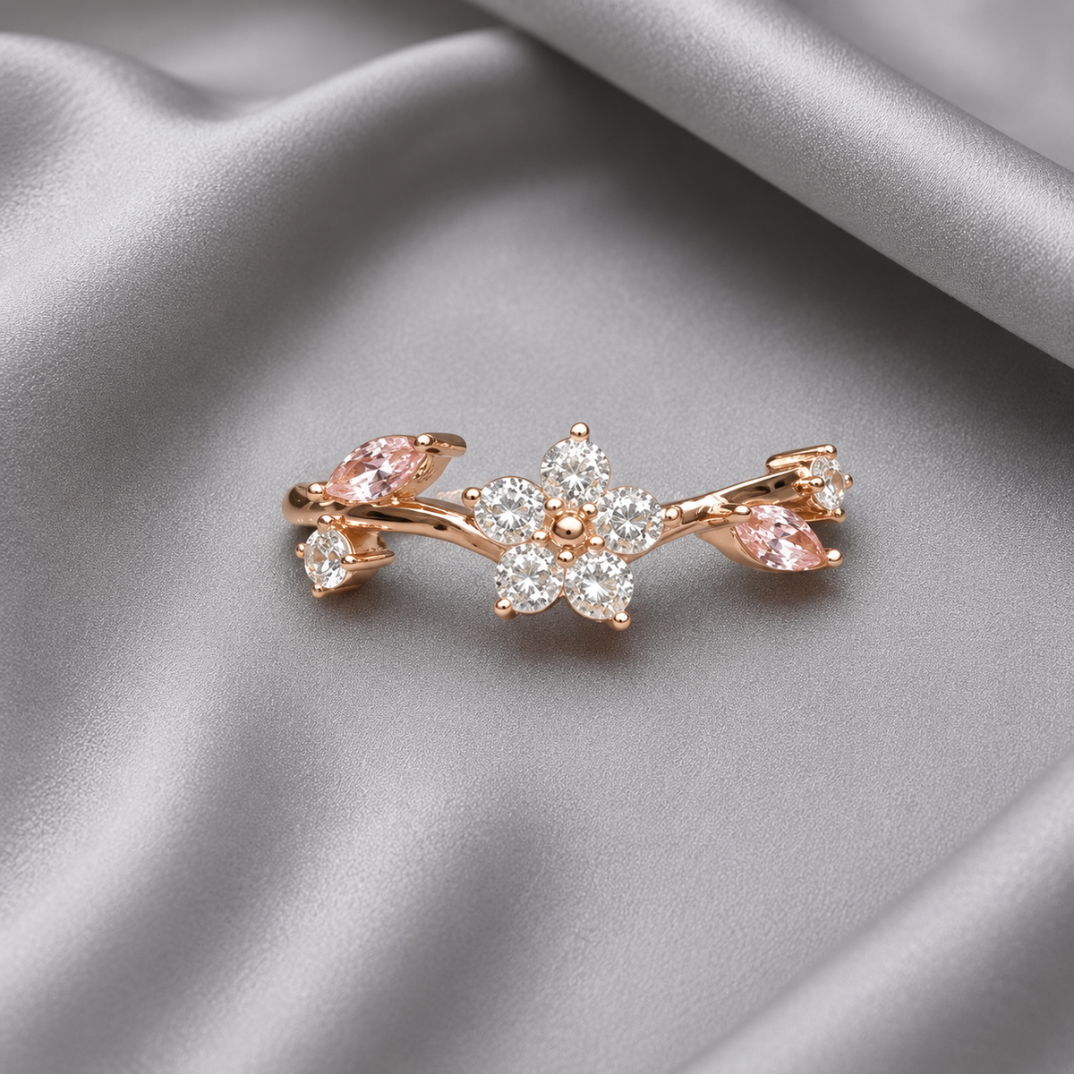 rose gold ring detail