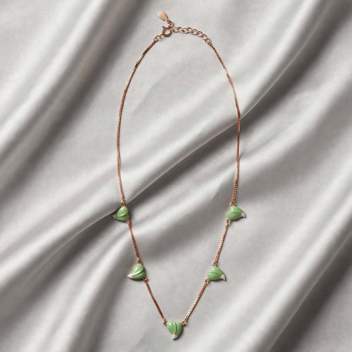 rose gold charm neckwear