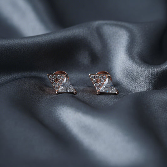 Diamond Triad Earing