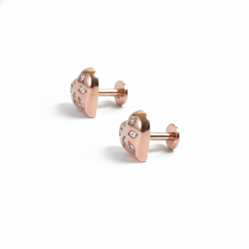 Petal Heart Glow Earring