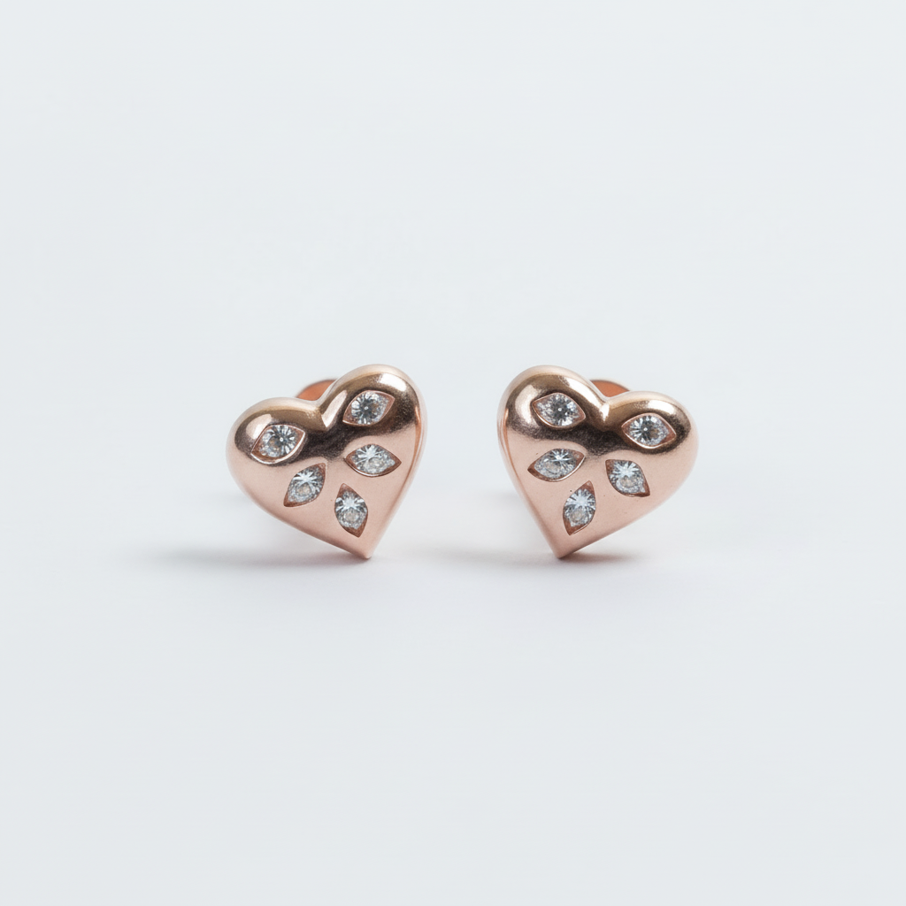 Petal Heart Glow Earring