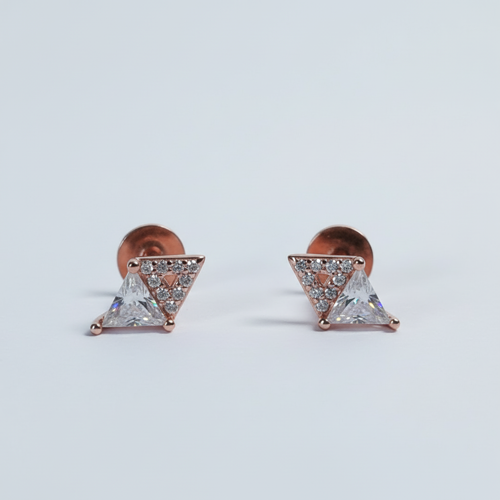 Diamond Triad Earing