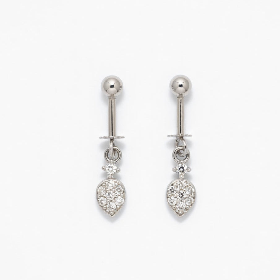 Elegant Silver Drop Earrings