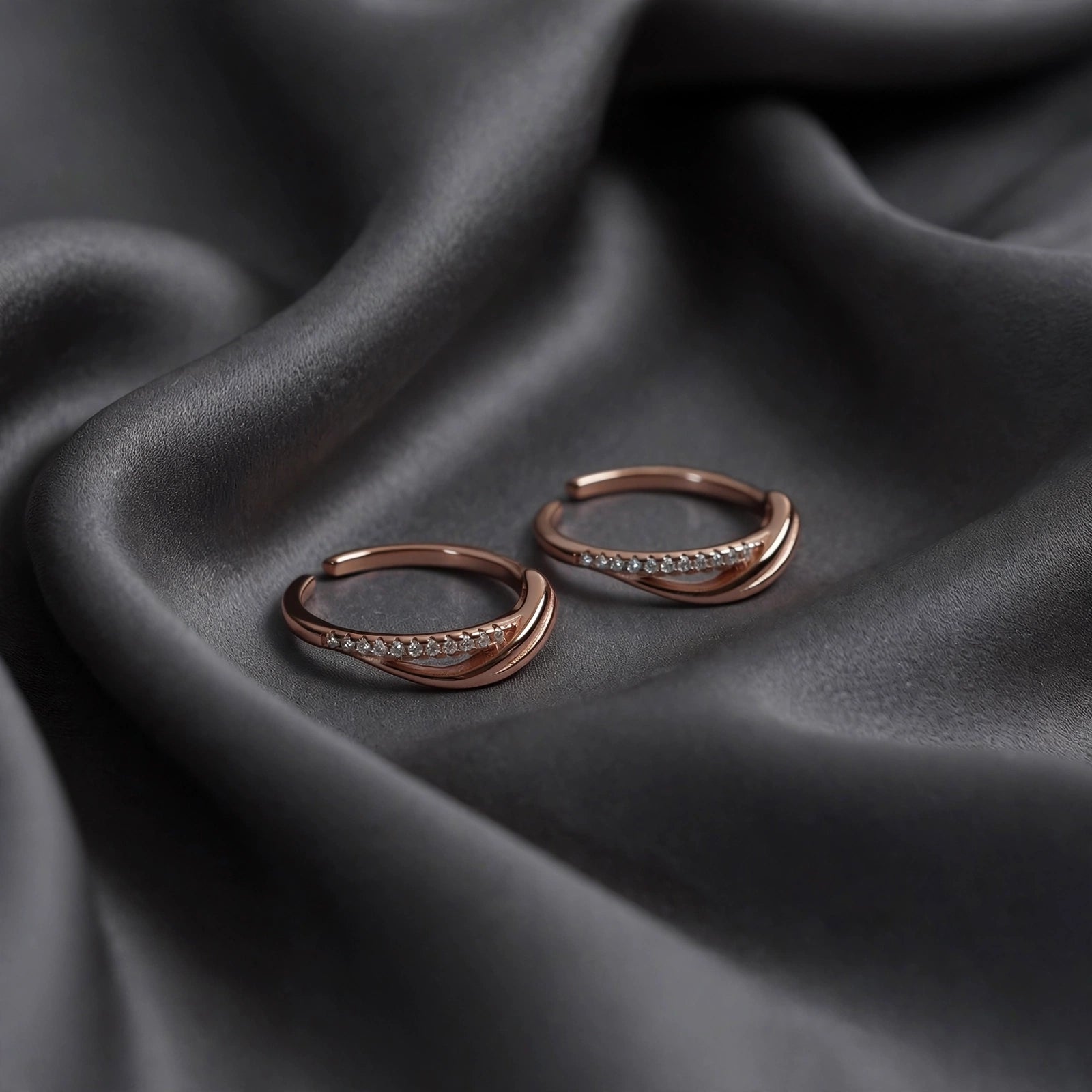 adjustable s925 toe ring