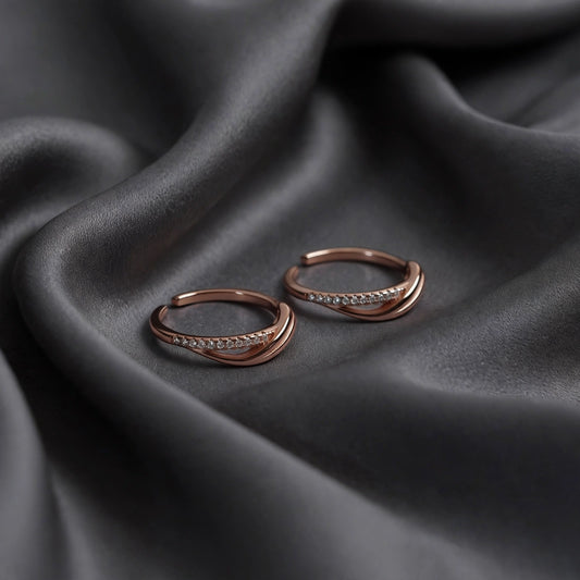 adjustable s925 toe ring