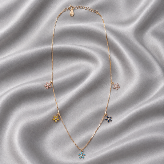 rose gold charm chain