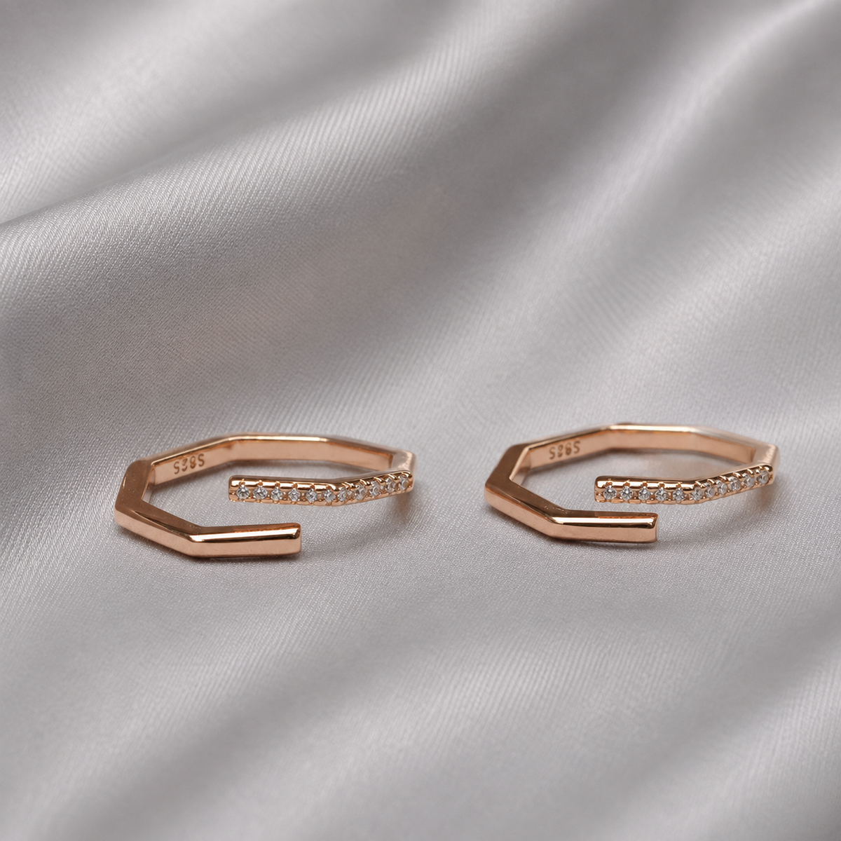 geometric 925 silver metti