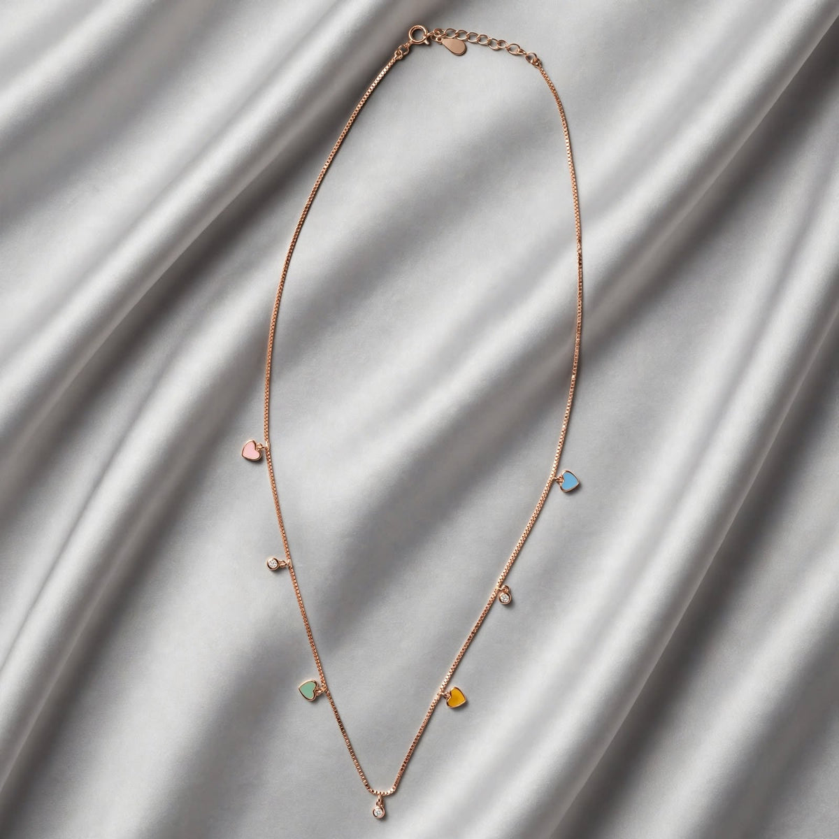 heart charm neckwear