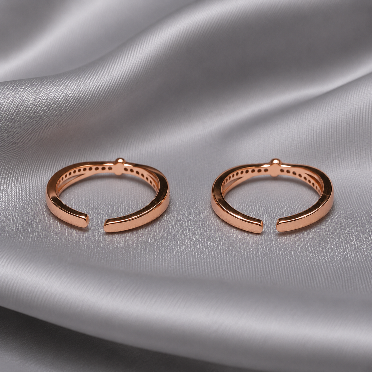 cross band toe jewelry
