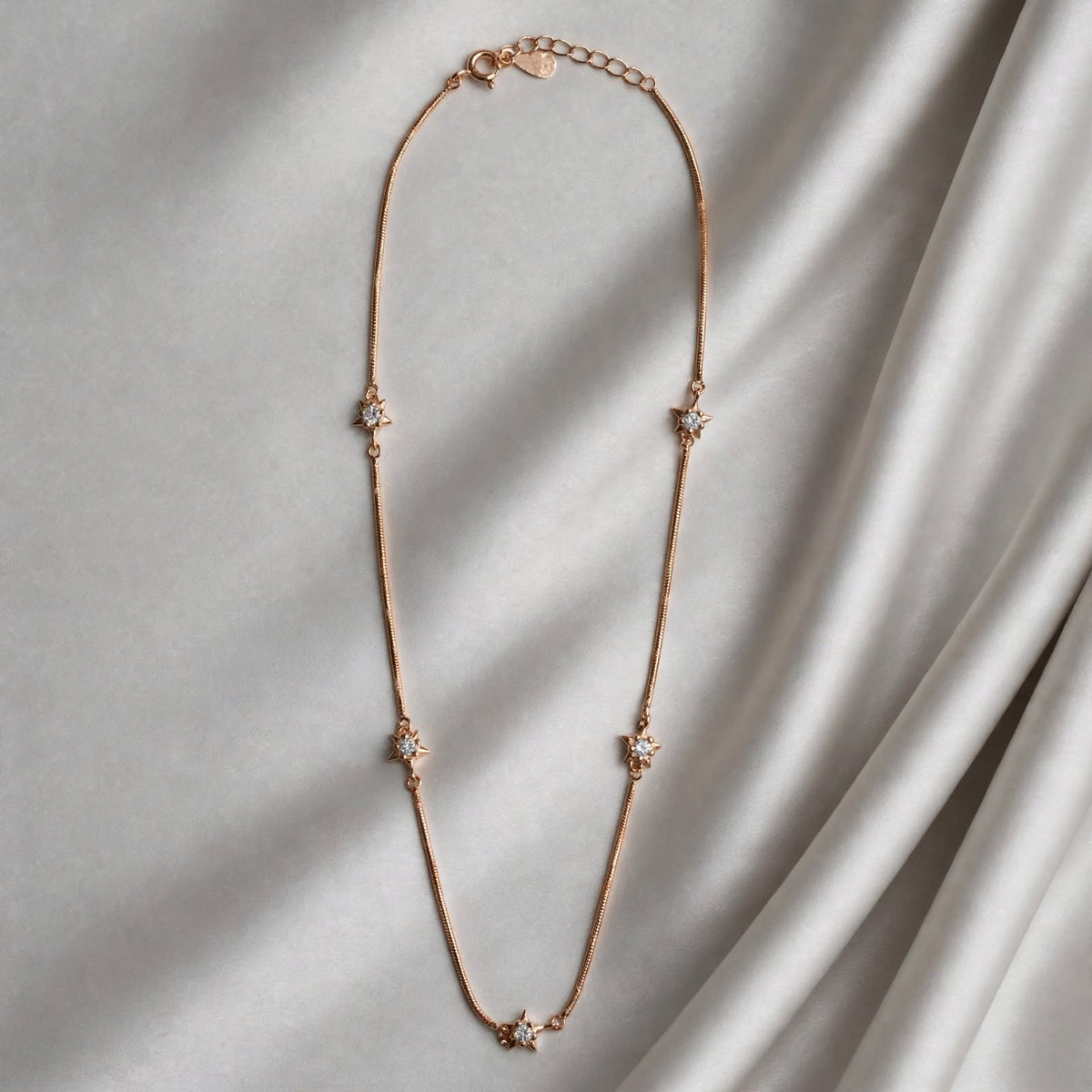 s925 rose gold chain