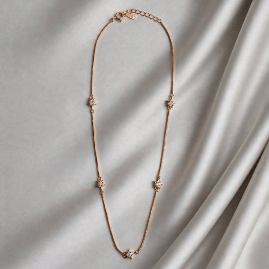s925 rose gold chain