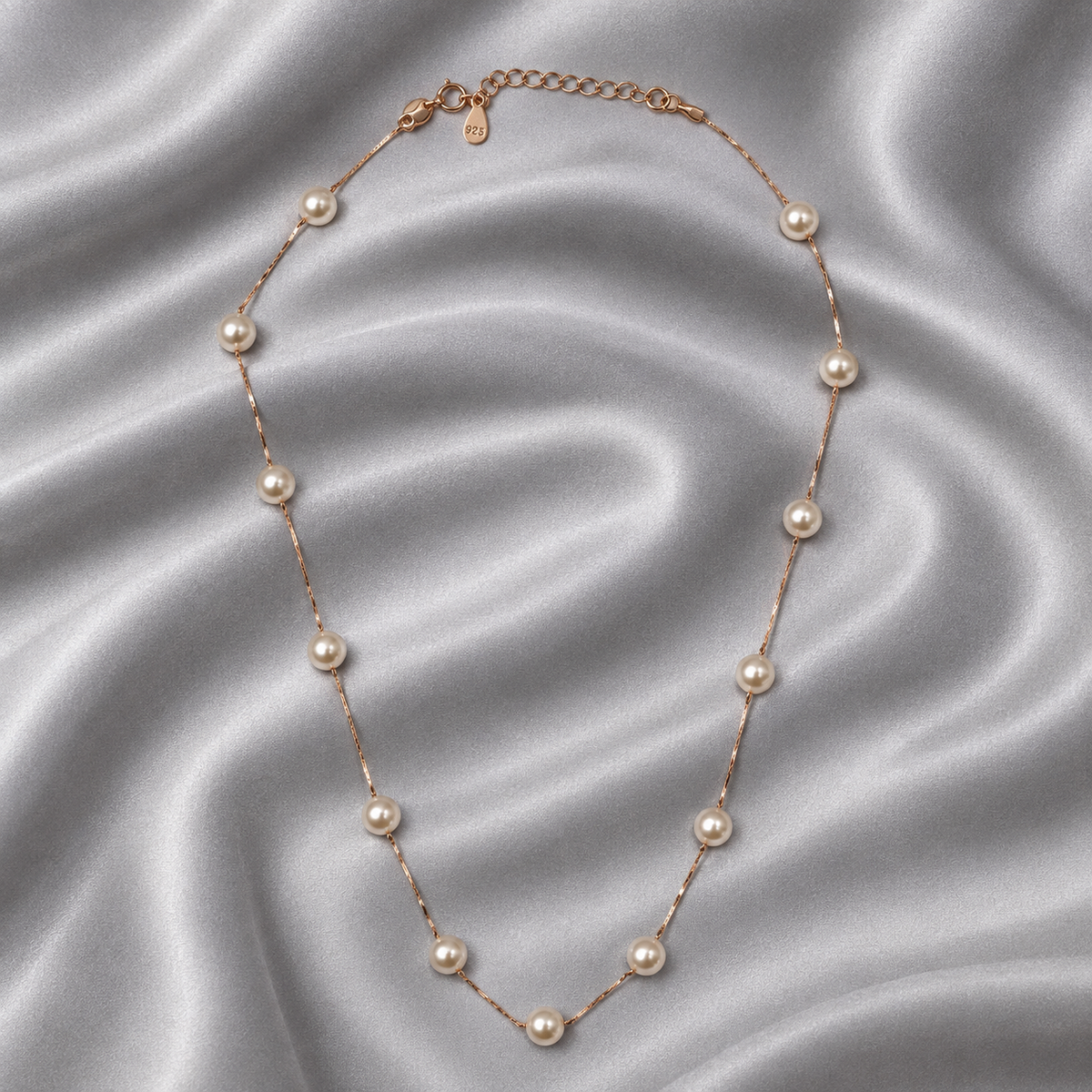s925 pearl necklace