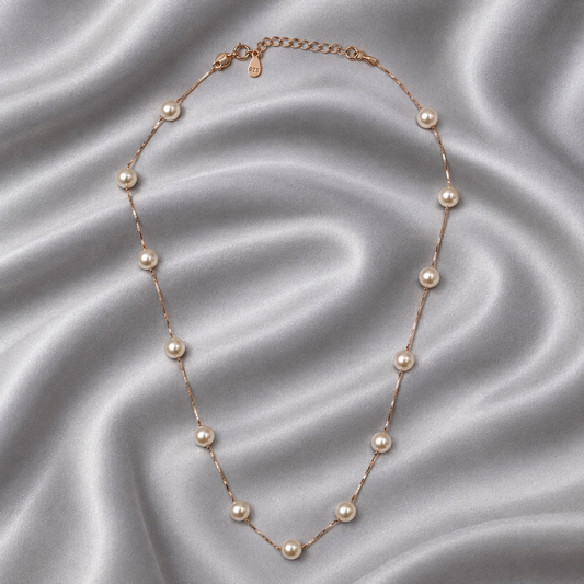 s925 pearl necklace