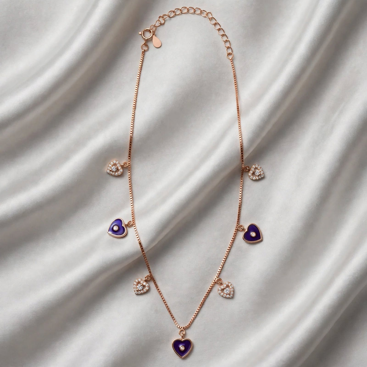 heart charm s925 necklace