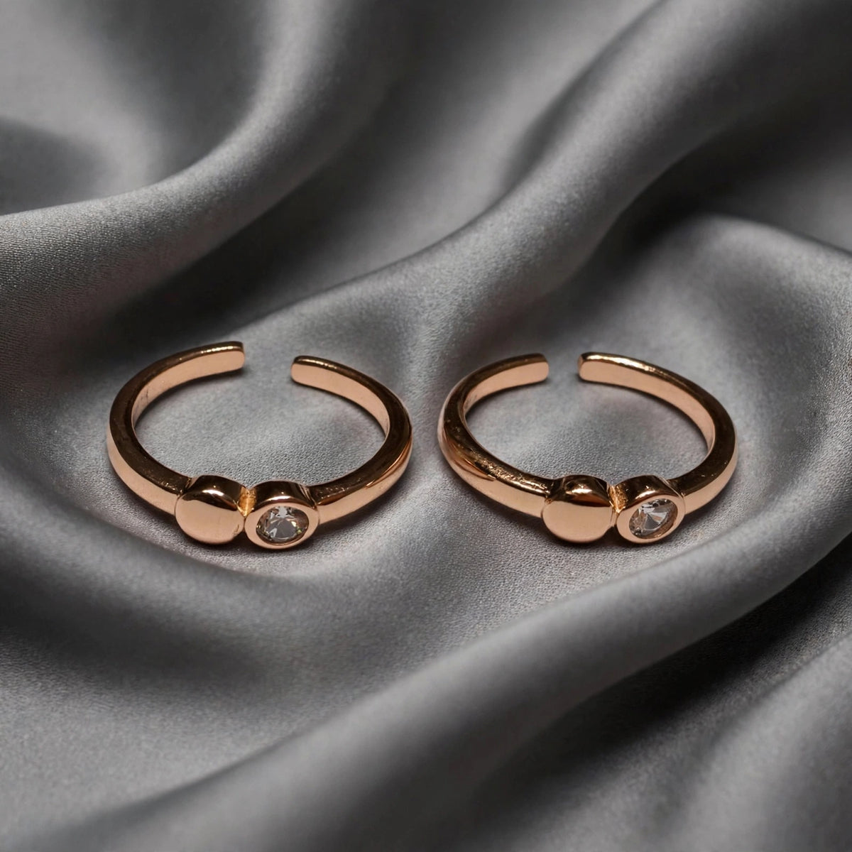 rose tone foot jewellery