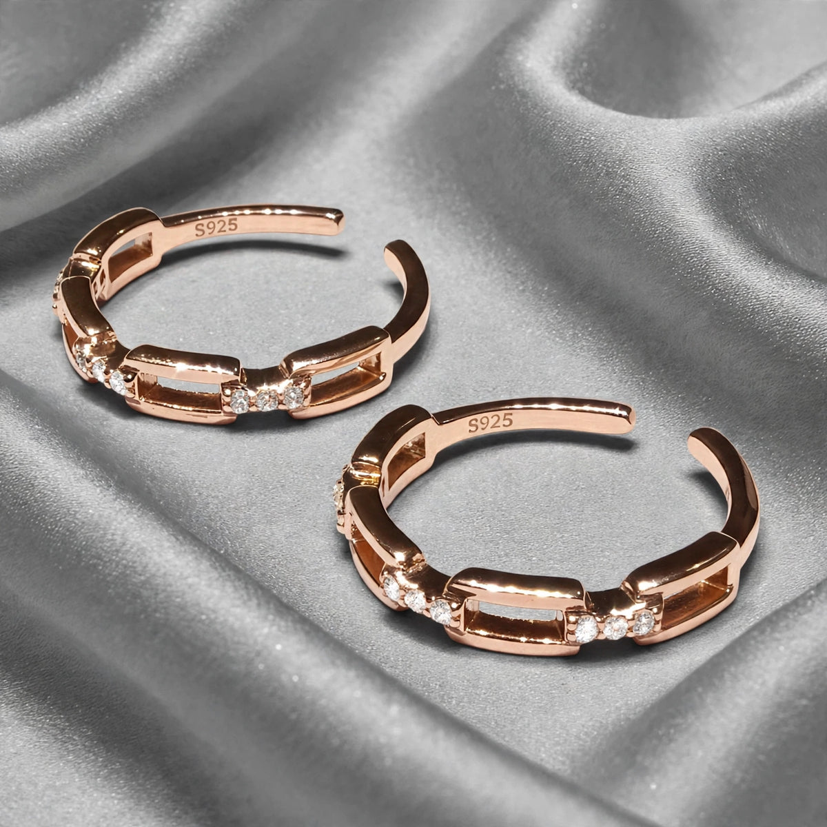 open band toe ring