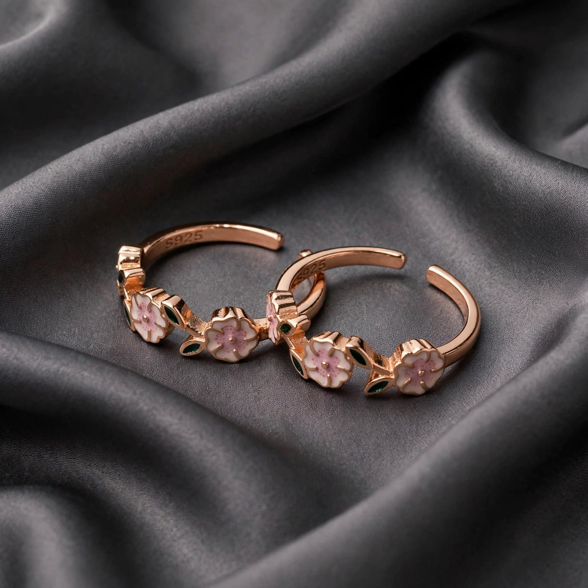 colorful flower ring