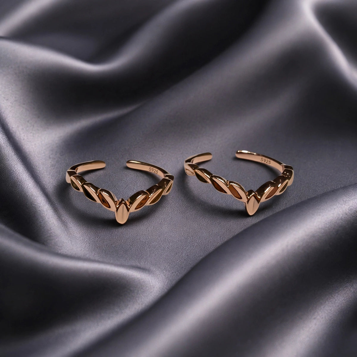 rose gold finish