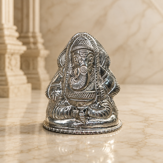 925 silver ganesha idol