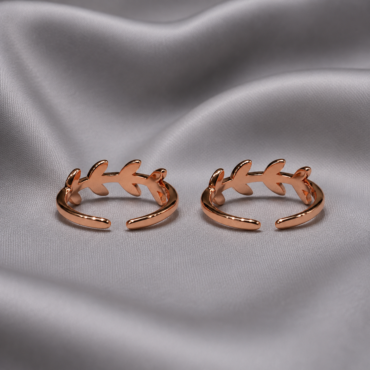 polished rose gold metti