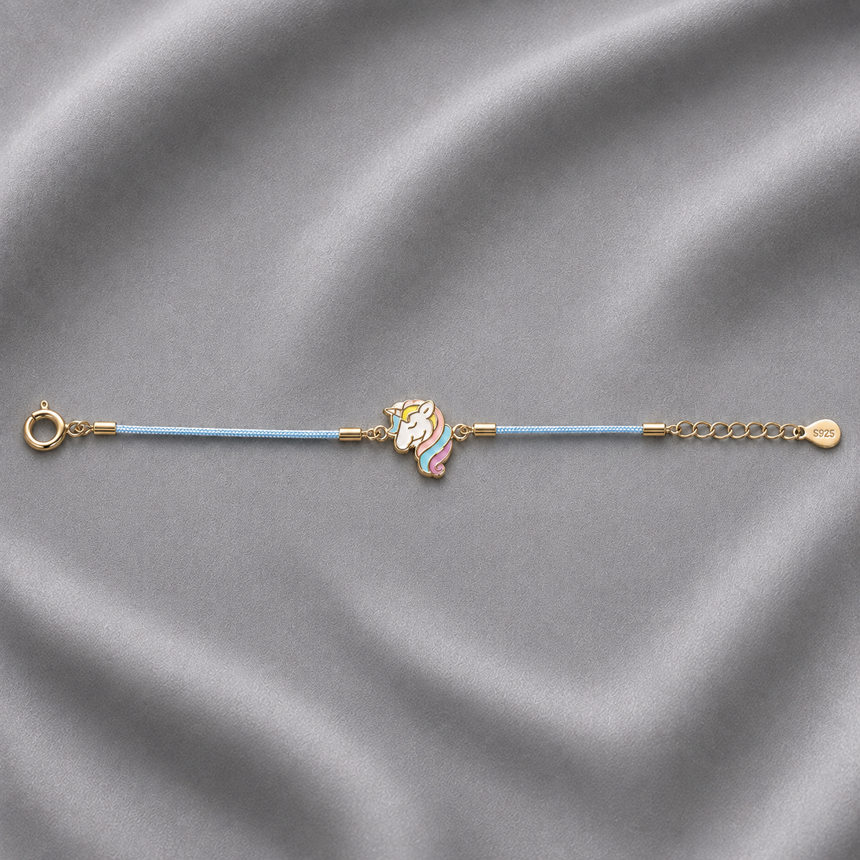 adjustable braided cord bracelet